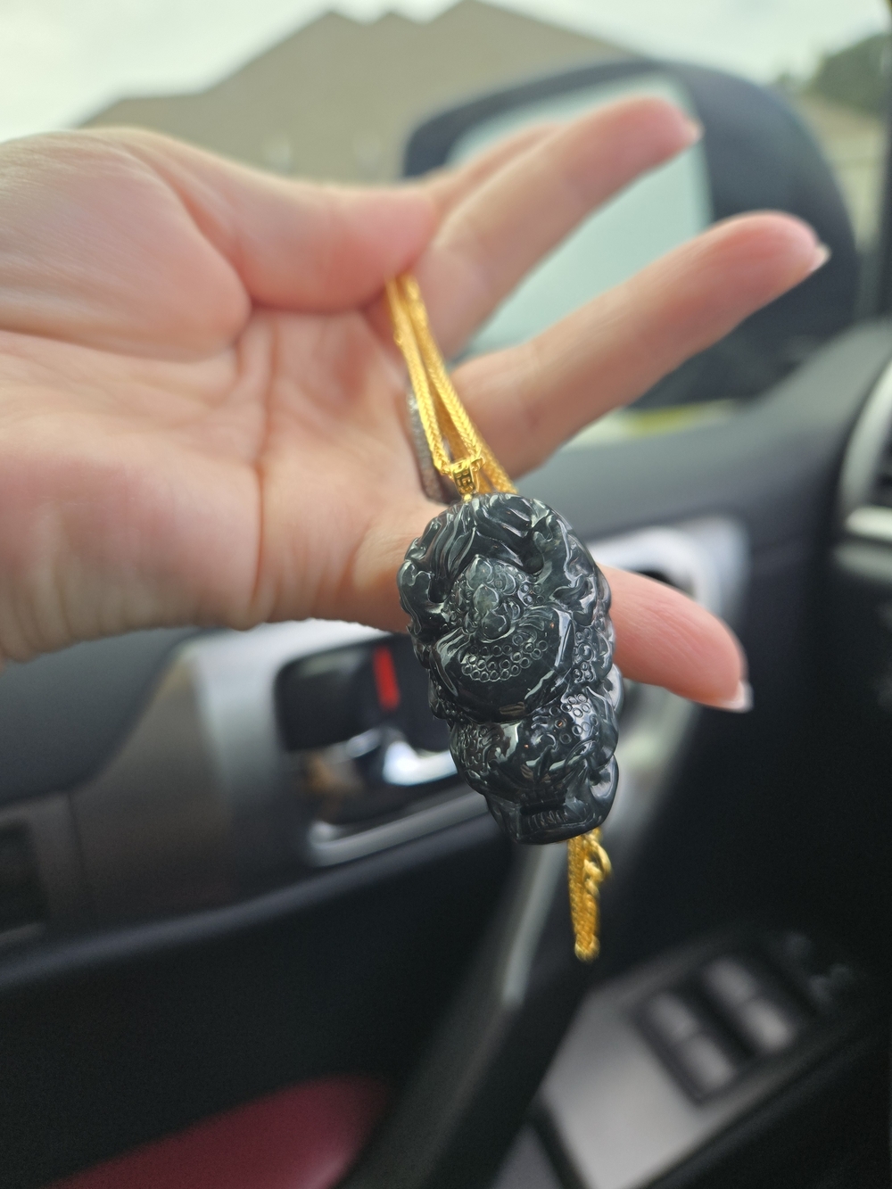 Black Jade DRAGON head